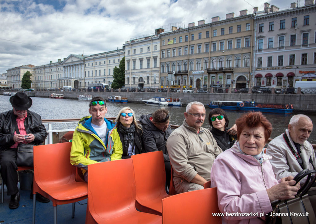 Sankt Petersburg - rejs po kanałach i Newie